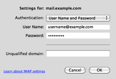 change password outlook for mac 2011